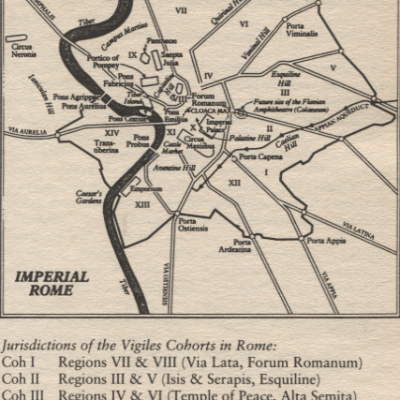 Rome with the jurisdictions of the vigiles